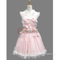 Custom-made cute short cotton lace pink lolita dress